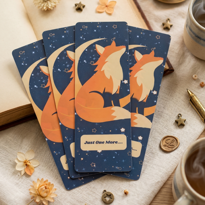 Marque-page illustré – Renard