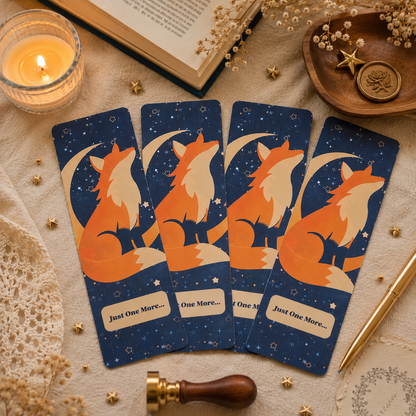 Marque-page illustré – Renard